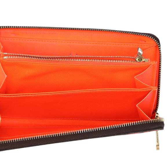 Louis Vuitton Zippy Wallet Brown Monogram Graffiti M93711 Orange - Picture 6 of 7